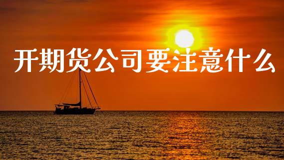 开期货公司要注意什么_https://m.fansifence.com_消费金融_第1张