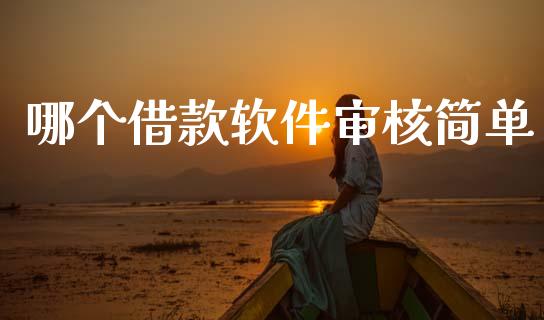 哪个借款软件审核简单_https://m.fansifence.com_公募基金_第1张