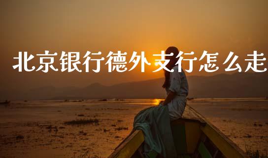 北京银行德外支行怎么走_https://m.fansifence.com_贵金属行情_第1张