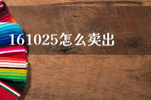 161025怎么卖出_https://m.fansifence.com_公募基金_第1张