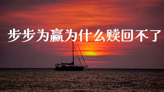 步步为赢为什么赎回不了_https://m.fansifence.com_公募基金_第1张