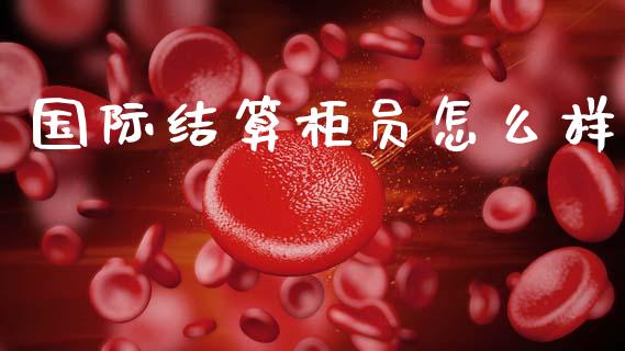 国际结算柜员怎么样_https://m.fansifence.com_公募基金_第1张
