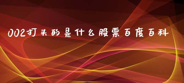 002打头的是什么股票百度百科_https://m.fansifence.com_个股行情_第1张
