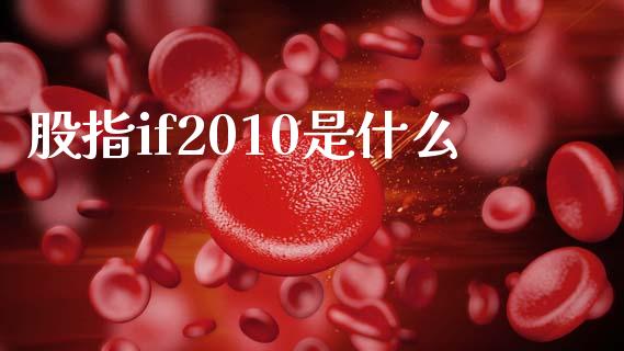 股指if2010是什么_https://m.fansifence.com_公募基金_第1张