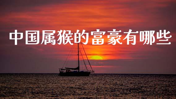 中国属猴的富豪有哪些_https://m.fansifence.com_公募基金_第1张