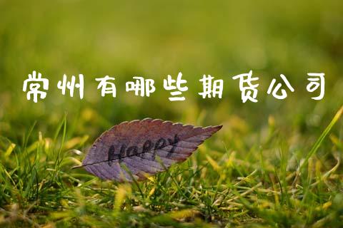 常州有哪些期货公司_https://m.fansifence.com_贵金属行情_第1张