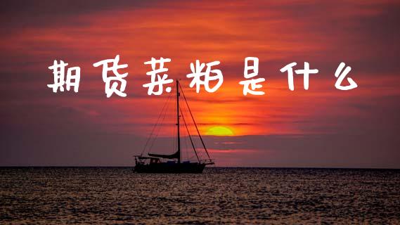 期货菜粕是什么_https://m.fansifence.com_个股行情_第1张