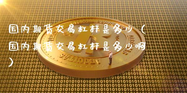 国内期货交易杠杆是多少（国内期货交易杠杆是多少啊）_https://m.fansifence.com_消费金融_第1张