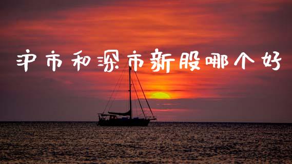 沪市和深市新股哪个好_https://m.fansifence.com_公募基金_第1张