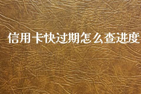 信用卡快过期怎么查进度_https://m.fansifence.com_消费金融_第1张