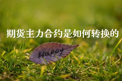 期货主力合约是如何转换的_https://m.fansifence.com_个股行情_第1张
