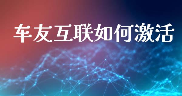 车友互联如何激活_https://m.fansifence.com_公募基金_第1张