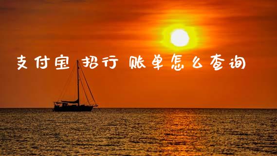 支付宝 招行 账单怎么查询_https://m.fansifence.com_消费金融_第1张
