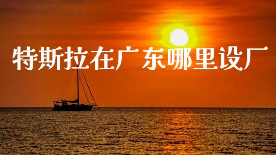 特斯拉在广东哪里设厂_https://m.fansifence.com_消费金融_第1张