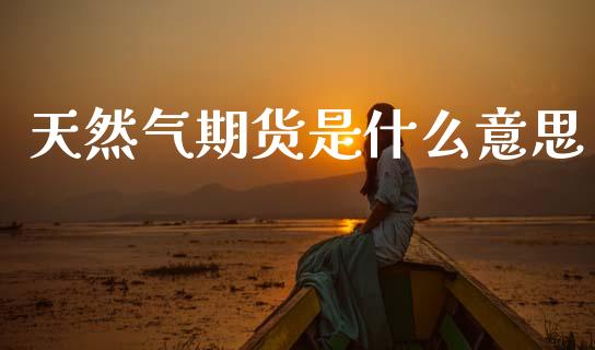 天然气期货是什么意思_https://m.fansifence.com_贵金属行情_第1张