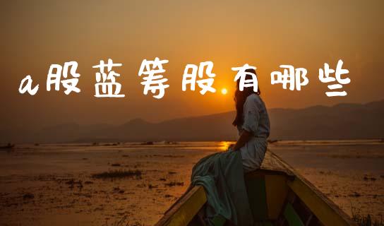 a股蓝筹股有哪些_https://m.fansifence.com_个股行情_第1张