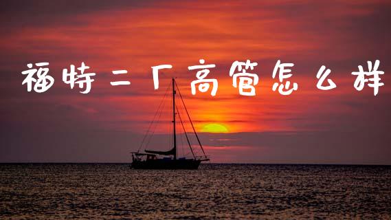 福特二厂高管怎么样_https://m.fansifence.com_贵金属行情_第1张