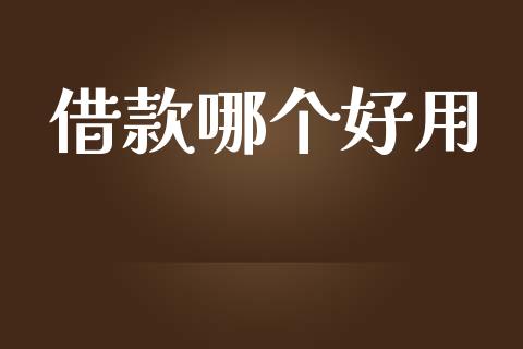 借款哪个好用_https://m.fansifence.com_贵金属行情_第1张