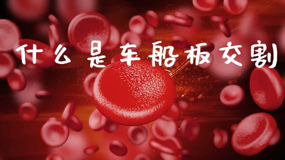什么是车船板交割_https://m.fansifence.com_个股行情_第1张