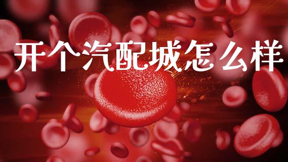 开个汽配城怎么样_https://m.fansifence.com_消费金融_第1张