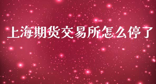 上海期货交易所怎么停了_https://m.fansifence.com_个股行情_第1张