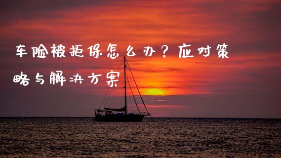 车险被拒保怎么办？应对策略与解决方案_https://m.fansifence.com_公募基金_第1张