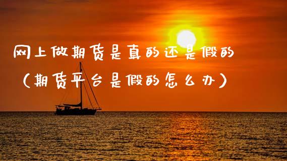 网上做期货是真的还是假的（期货平台是假的怎么办）_https://m.fansifence.com_公募基金_第1张