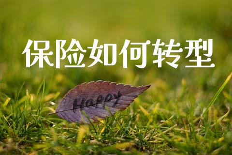 保险如何转型_https://m.fansifence.com_个股行情_第1张