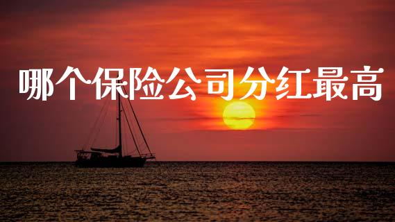 哪个保险公司分红最高_https://m.fansifence.com_贵金属行情_第1张