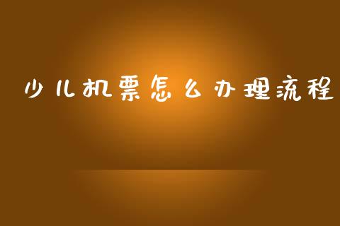 少儿机票怎么办理流程_https://m.fansifence.com_消费金融_第1张