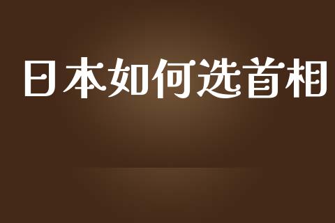 日本如何选首相_https://m.fansifence.com_贵金属行情_第1张