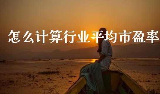 怎么计算行业平均市盈率_https://m.fansifence.com_贵金属行情_第1张