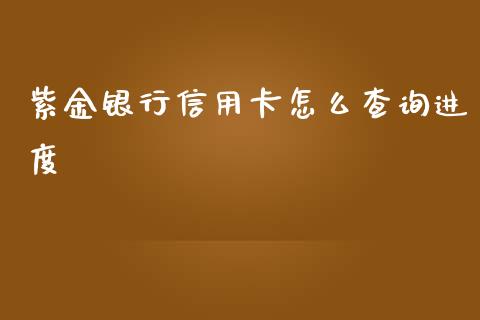 紫金银行信用卡怎么查询进度_https://m.fansifence.com_公募基金_第1张