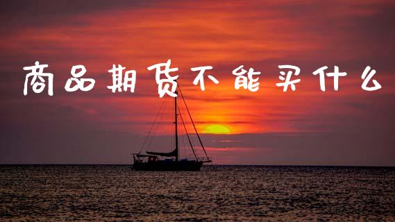 商品期货不能买什么_https://m.fansifence.com_个股行情_第1张