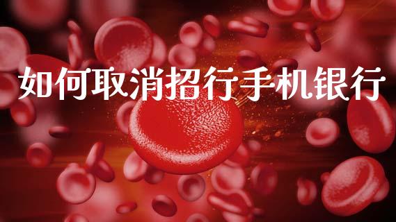 如何取消招行手机银行_https://m.fansifence.com_公募基金_第1张
