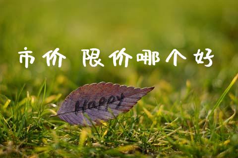 市价 限价哪个好_https://m.fansifence.com_贵金属行情_第1张