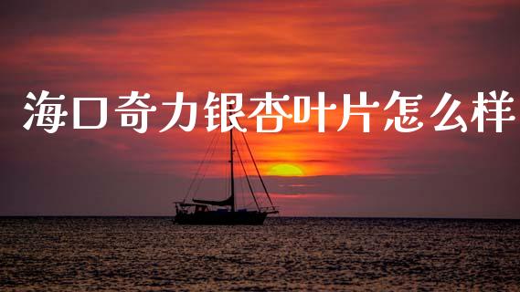 海口奇力银杏叶片怎么样_https://m.fansifence.com_消费金融_第1张