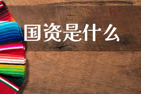 国资是什么_https://m.fansifence.com_消费金融_第1张