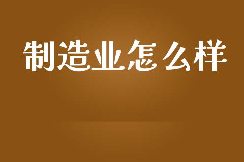 制造业怎么样_https://m.fansifence.com_消费金融_第1张