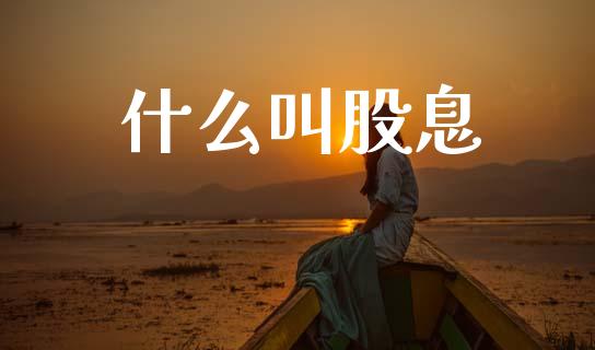 什么叫股息_https://m.fansifence.com_贵金属行情_第1张