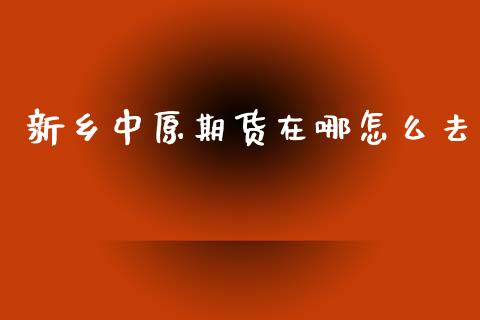 新乡中原期货在哪怎么去_https://m.fansifence.com_个股行情_第1张