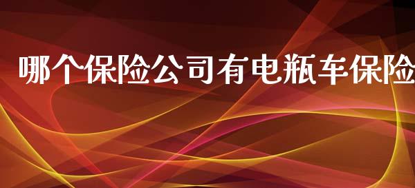 哪个保险公司有电瓶车保险_https://m.fansifence.com_贵金属行情_第1张