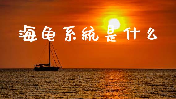 海龟系统是什么_https://m.fansifence.com_贵金属行情_第1张