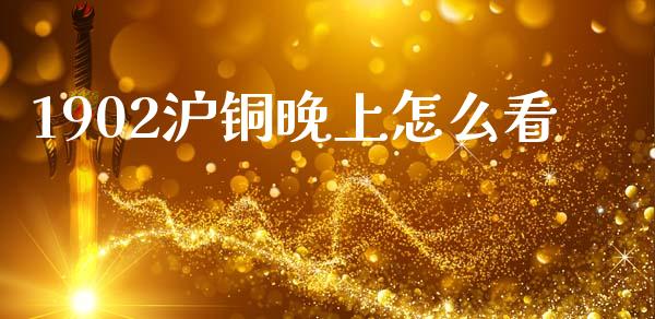 1902沪铜晚上怎么看_https://m.fansifence.com_公募基金_第1张