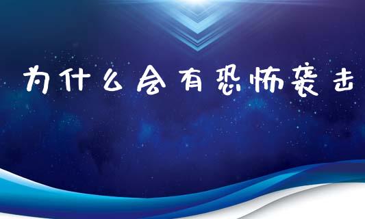 为什么会有恐怖袭击_https://m.fansifence.com_消费金融_第1张