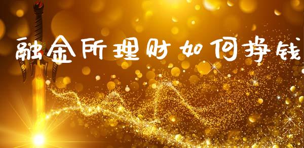 融金所理财如何挣钱_https://m.fansifence.com_个股行情_第1张