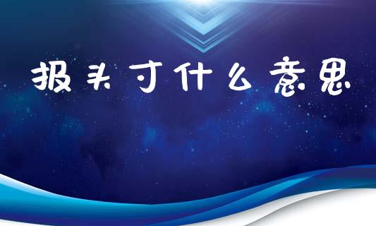 报头寸什么意思_https://m.fansifence.com_公募基金_第1张