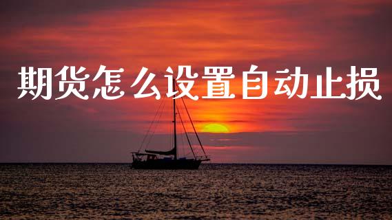 期货怎么设置自动止损_https://m.fansifence.com_公募基金_第1张
